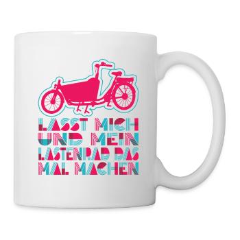 Cargo Bike Retro Cargo Bike Cargobike - Mug - white - Right
