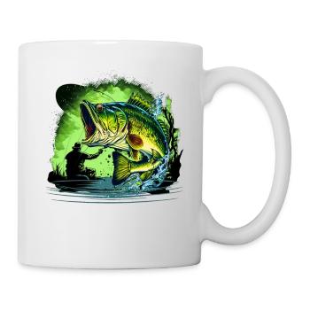 Bass Fish - Mug - white - Right