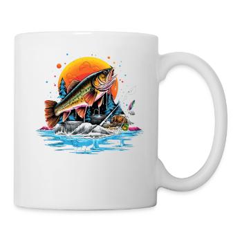 Bass Fish - Mug - white - Right