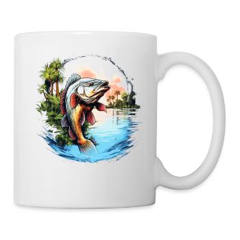 Bass Fish - Mug - white - Right