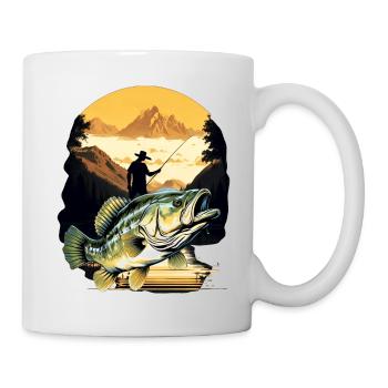 Bass Fish - Mug - white - Right