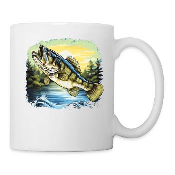 Bass Fish - Mug - white - Right