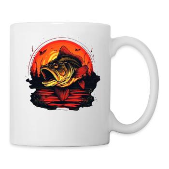 Bass Fish - Mug - white - Right