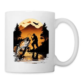 Bass Fish - Mug - white - Right