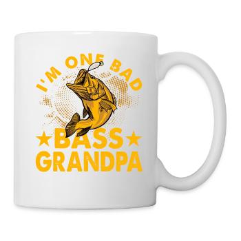 Je suis un grand-père de mauvaise basse - Mug blanc - blanc - Droite