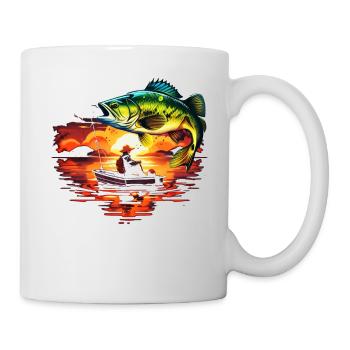 Bass Fish - Mug - white - Right