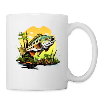 Bass Fish - Mug - white - Right