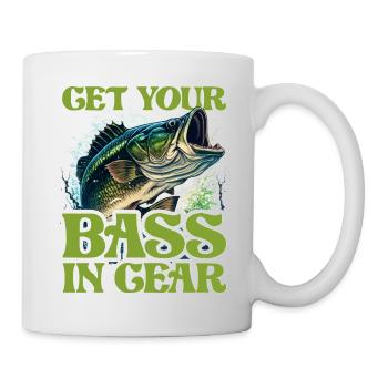 Mettez votre basse en vitesse - Mug blanc - blanc - Droite