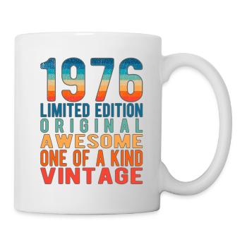 Edition limitée depuis 1976 Anniversaire Millésime 1976 - Mug blanc - blanc - Droite