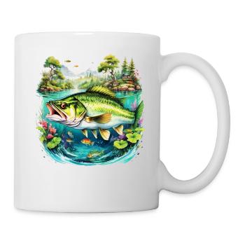 Bass Fish - Mug - white - Right