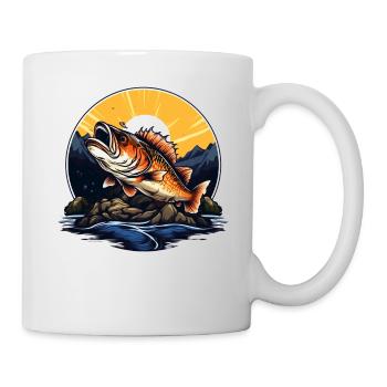 Bass Fish - Mug - white - Right