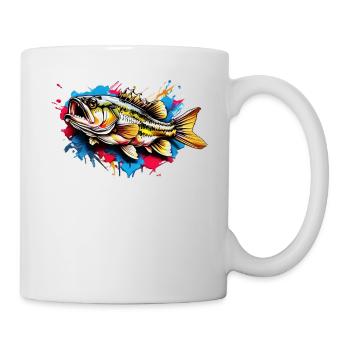 Bass Fish - Mug - white - Right