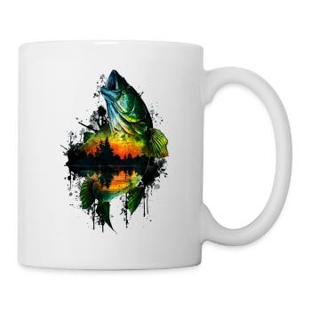 Bass Fish - Mug - white - Right
