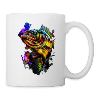 Bass Fish - Mug - white - Right