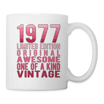 Limited Edition Since 1977 Birthday Vintage 1977 - Mug - white - Right