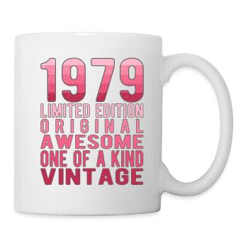 Edition limitée depuis 1979 Anniversaire Millésime 1979 - Mug blanc - blanc - Droite