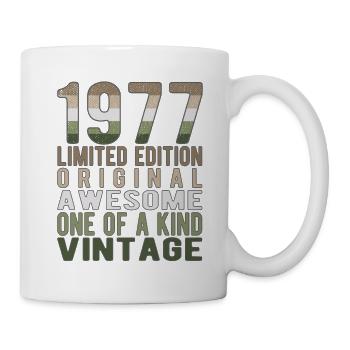Limited Edition Since 1977 Birthday Vintage 1977 - Mug - white - Right