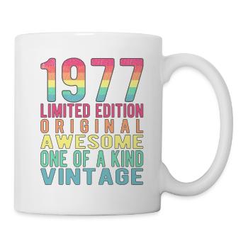 Limited Edition Since 1977 Birthday Vintage 1977 - Mug - white - Right