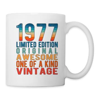 Limited Edition Since 1977 Birthday Vintage 1977 - Mug - white - Right