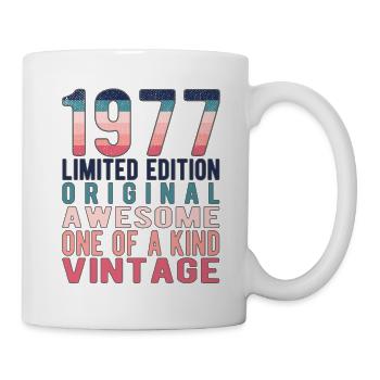 Limited Edition Since 1977 Birthday Vintage 1977 - Mug - white - Right