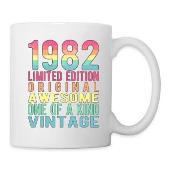 Edition limitée depuis 1982 Anniversaire Millésime 1982 - Mug blanc - blanc - Droite