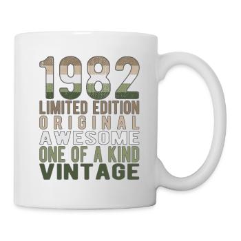 Edition limitée depuis 1982 Anniversaire Millésime 1982 - Mug blanc - blanc - Droite