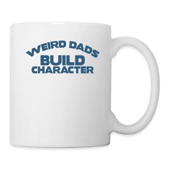 Pères étranges Forme Caractère Père drôle - Mug blanc - blanc - Droite