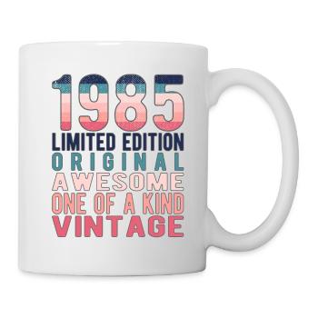 Edition limitée depuis 1985 Anniversaire Millésime 1985 - Mug blanc - blanc - Droite