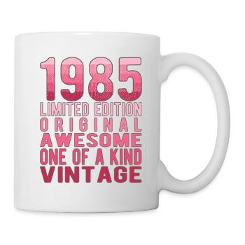 Edition limitée depuis 1985 Anniversaire Millésime 1985 - Mug blanc - blanc - Droite