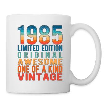 Edition limitée depuis 1985 Anniversaire Millésime 1985 - Mug blanc - blanc - Droite