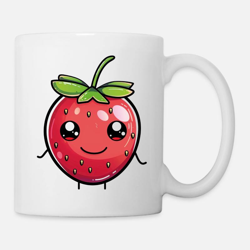 Strawberry - Tasse - Weiß