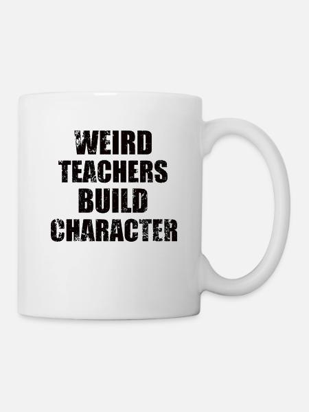 Seltsame Lehrer Lustige Schullehrer - Tasse - Weiß
