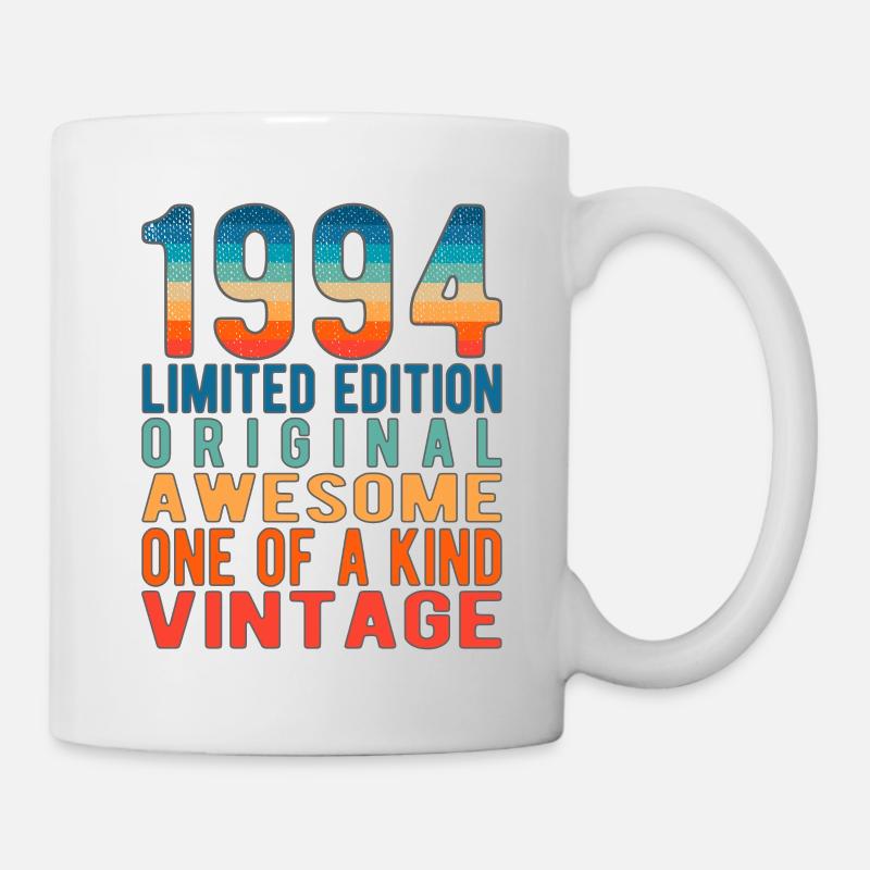 Limited Edition seit 1994 Geburtstag Vintage 1994 - Tasse - Weiß