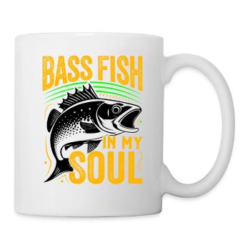 Barschfisch in meiner Seele - Tasse - Weiß - Rechts