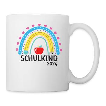 Schulanfang Erster Schultag Schulkind 2024 - Tasse - Weiß - Rechts
