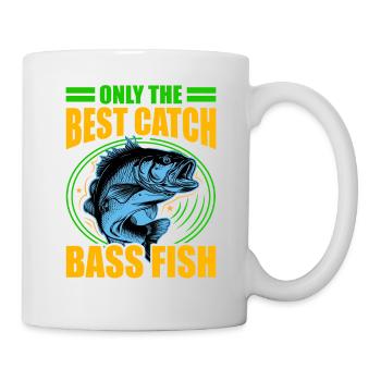 Nur der beste Fang Barschfische - Tasse - Weiß - Rechts