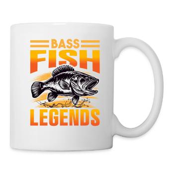 Barschfisch-Legenden - Tasse - Weiß - Rechts