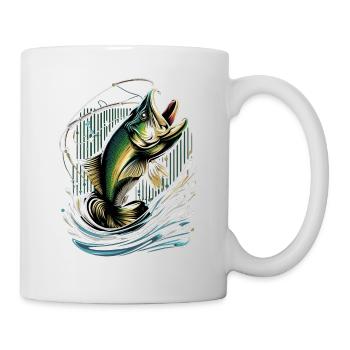 Bass Fish - Mug - white - Right