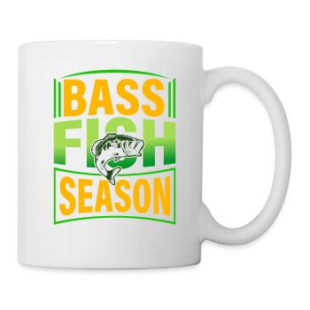Barschfisch-Saison - Tasse - Weiß - Rechts