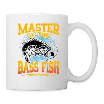 Meister des Barschfisches - Tasse - Weiß - Rechts