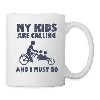 My kids call Cargo Cargobike - Mug - white - Right