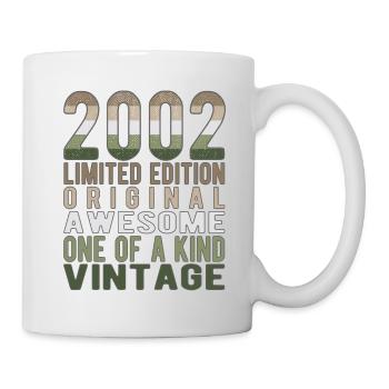 Limited Edition Since 2002 Birthday Vintage 2002 - Mug - white - Right