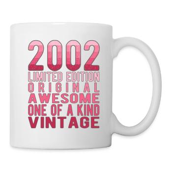Limited Edition Since 2002 Birthday Vintage 2002 - Mug - white - Right