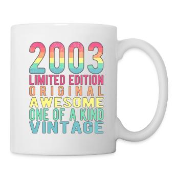 Limited Edition Since 2003 Birthday Vintage 2003 - Mug - white - Right