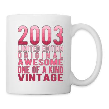 Limited Edition Since 2003 Birthday Vintage 2003 - Mug - white - Right