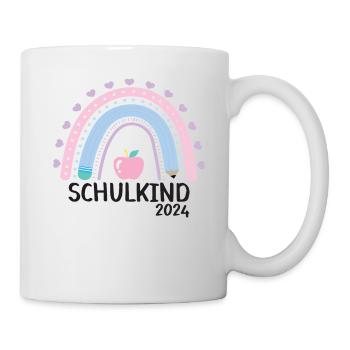 Schulanfang Erster Schultag Schulkind 2024 - Tasse - Weiß - Rechts