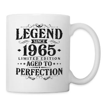 Légende depuis 1965 Vintage Born Anniversaire - Mug blanc - blanc - Droite