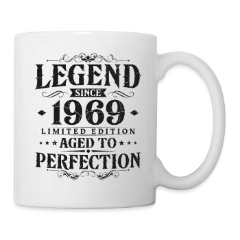 Légende depuis 1969 Vintage Born Anniversaire - Mug blanc - blanc - Droite