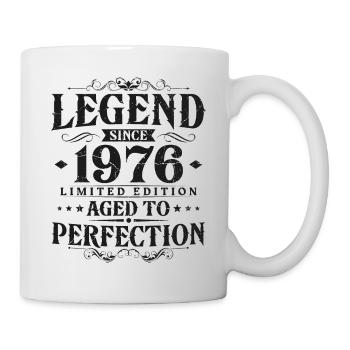 Légende depuis 1976 Vintage Born Anniversaire - Mug blanc - blanc - Droite