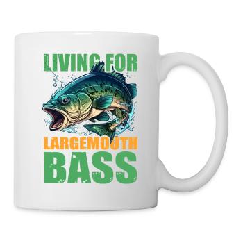 Leben für Forellenbarsche - Tasse - Weiß - Rechts